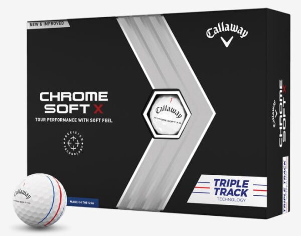 Chrome Soft X Triple Track Golf Balls