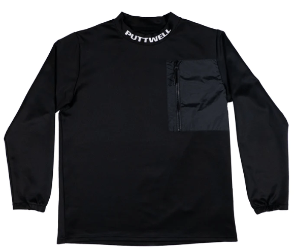 Puttwell Mock Neck Longsleeve Black