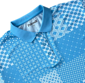 Puttwell Patchwork Polo – Blue part 2