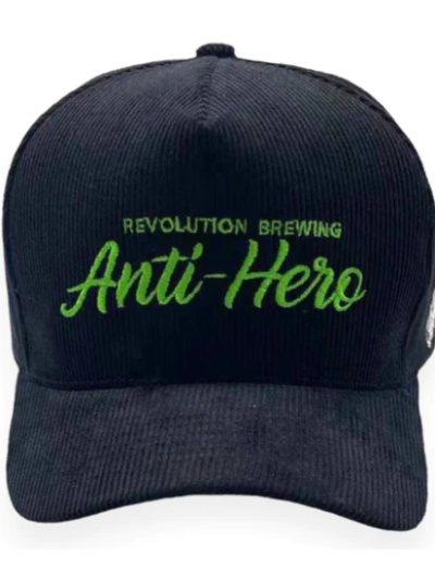 Revolution Brewing Anti-Hero Black Corduroy Snapback