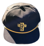 GOLF MOB HAT BLACK and GOLD ROPE HAT