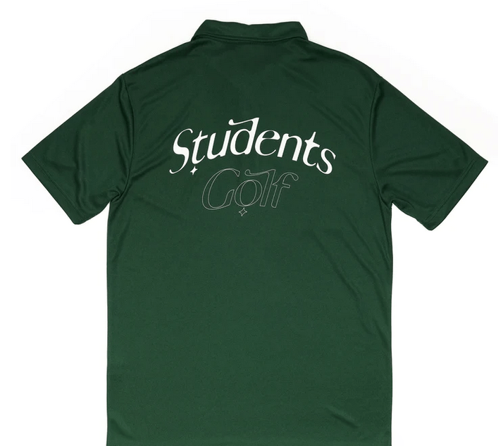 Students Golf Chapman Poly Polo Shirt - Green - Image 2