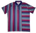 Puttwell Summertime Green Side Polo (Blue/Pink)