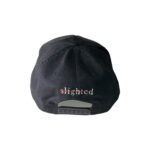 Slighted Wavy Hat Black