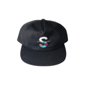 Slighted Wavy Hat Black