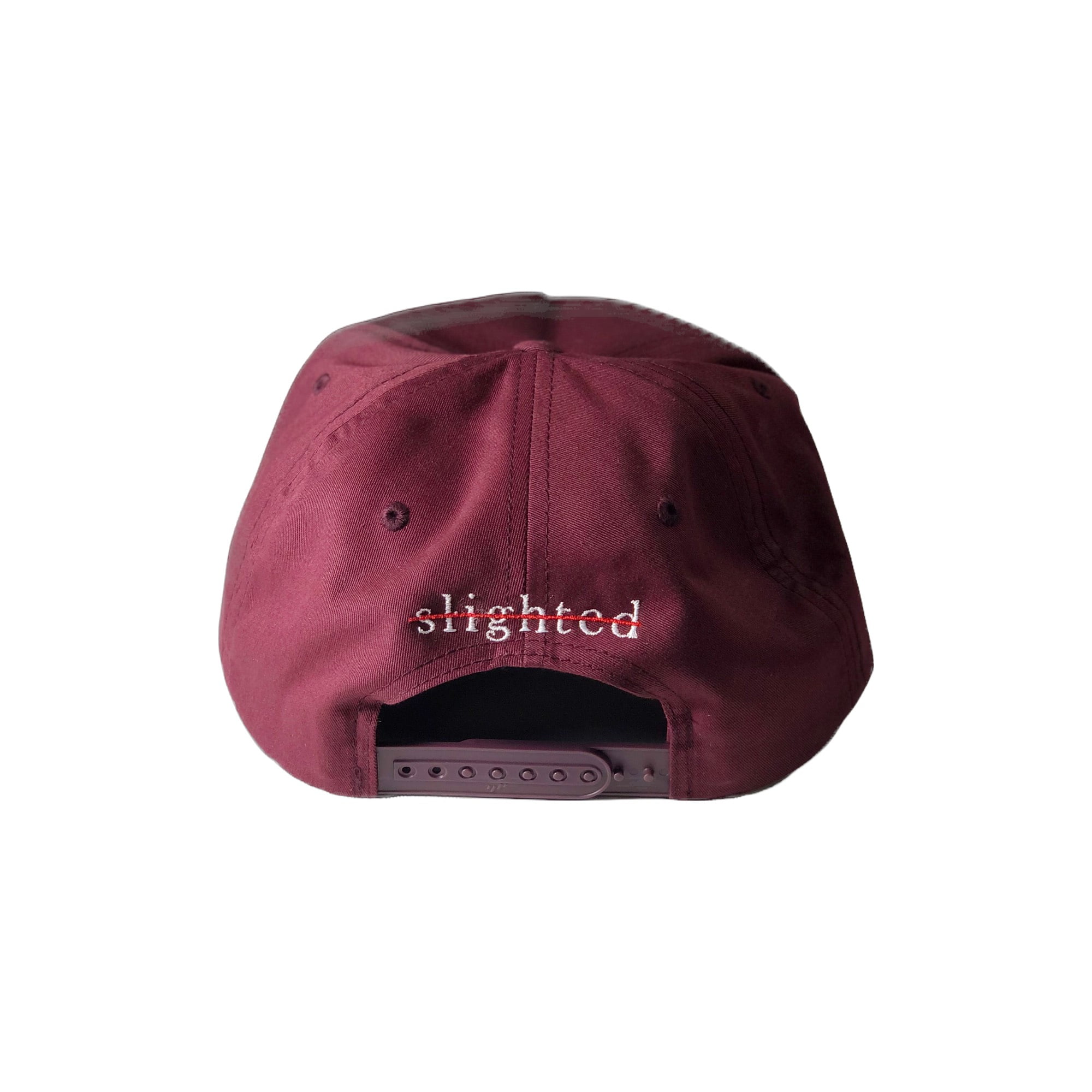 Slighted Wavy Hat Maroon - Image 2