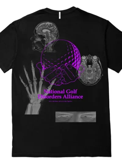 STUDENTS GOLF NATIONAL GOLF DISORDERS ALLIANCE T-SHIRT