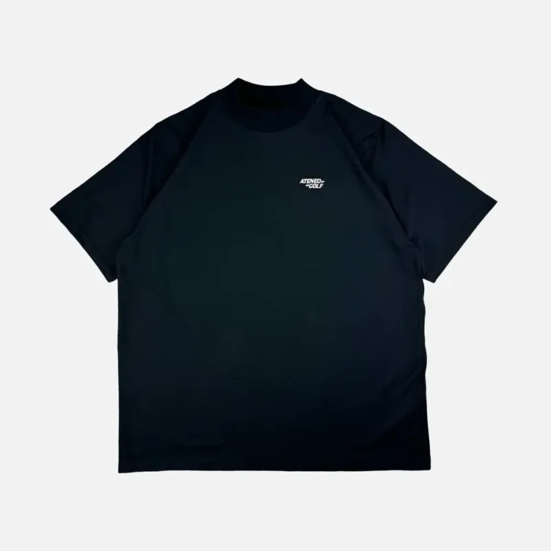 Ateneo Golf - Noir Mock Neck Polo