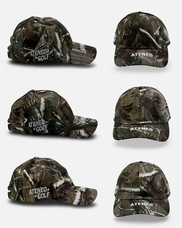 Ateneo Golf - Woodland Camo Dad Hat